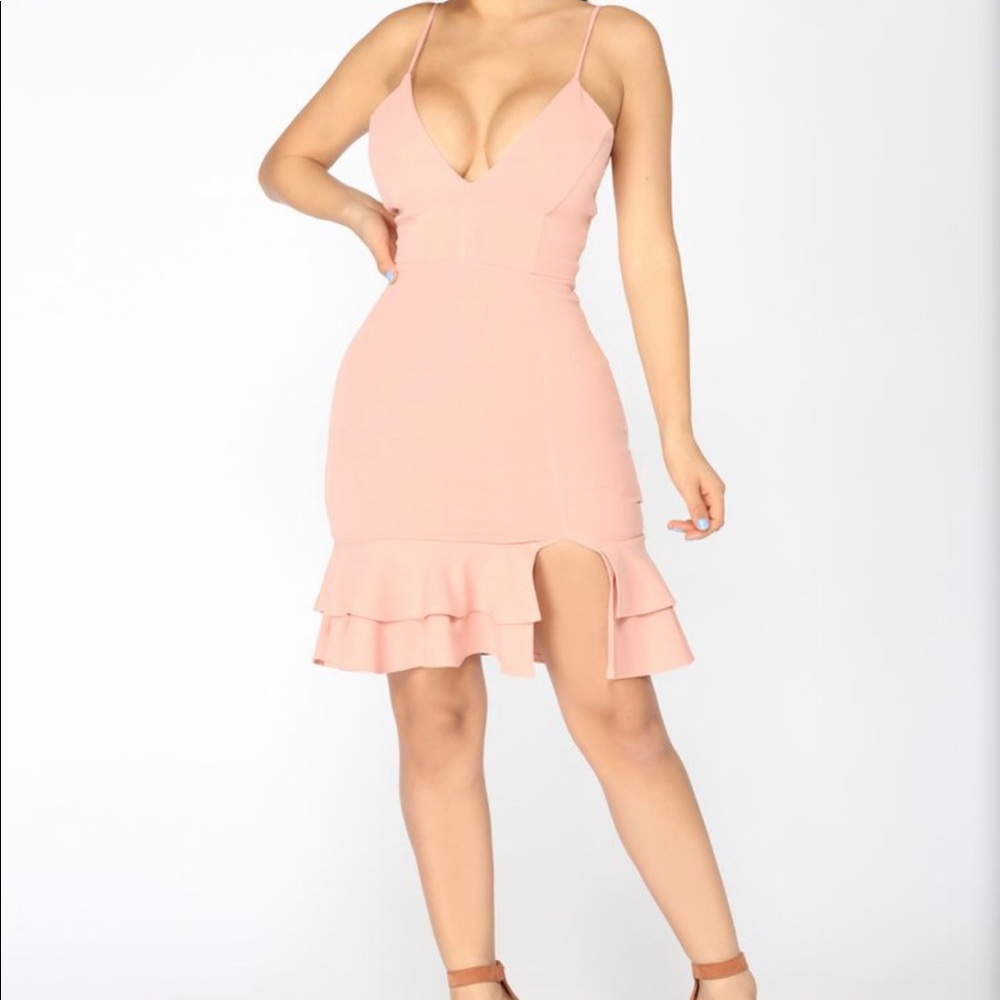 Blush pink dress
